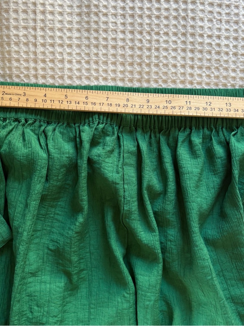 NWOT INTEMPO™ Emerald Textured Wrap Pants Sz L Wide Leg High Waist Pirate-core - Picture 13 of 15
